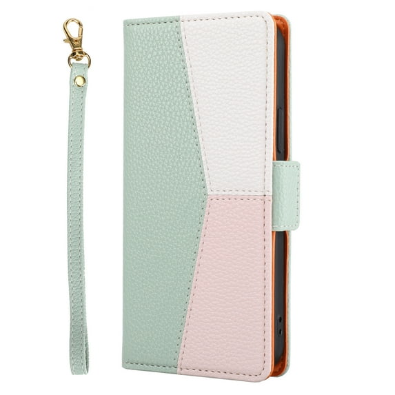 iPhone 14 Pro Max Wallet Case with Card Holder PU Leather Shockproof Protective Wrist Strap Flip Cover for iPhone 14 Pro Max