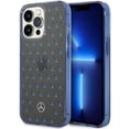 thumbnail image 1 of iPhone 14 Pro - PC/TPU Blue Double Layer Case Star Pattern Large - Mercedes-Benz, 1 of 8