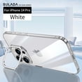 thumbnail image 1 of for iPhone 14 Pro Phone Case Clear,Built-in Stash Camera Ring Stand Phone Case,Military-Grade Protective Case,Scratch-Resistant Back Cover Ultra Slim Shockproof Phone Case,Silver, 1 of 7