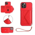 thumbnail image 1 of for iPhone 14 Pro Wallet Case with Card Holder, Elegant Durable PU Leather Protective Magnetic Closure Flip Phone Cover Kickstand RFID Blocking for Women Girls for iPhone 14 Pro, Red, 1 of 9