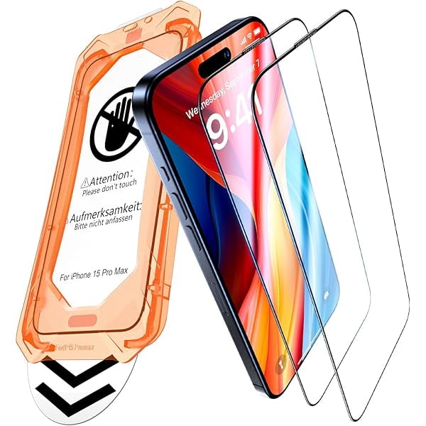 iPhone 15 Pro Tempered Glass Screen Protector
