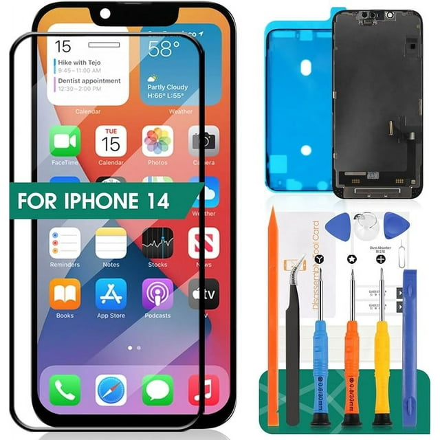for iPhone 14 Screen Replacement for iPhone 14 LCD Display Repair Kits ...
