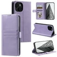 thumbnail image 1 of For iPhone 14 Wallet Case, Phone case Premium PU Leather Flip Folio Protective Cover RFID Blocking Strap 6 pockets Credit Card Slots & Wrist Strap,for Women Men Phone Cover,Purple, 1 of 9