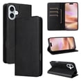 thumbnail image 1 of for iPhone 14 Wallet Case with RFID Blocking Credit Card Holder, Magnetic Closure PU Leather Folio Flip Kickstand Shockproof Cover Women Men for iPhone 14,Black, 1 of 8