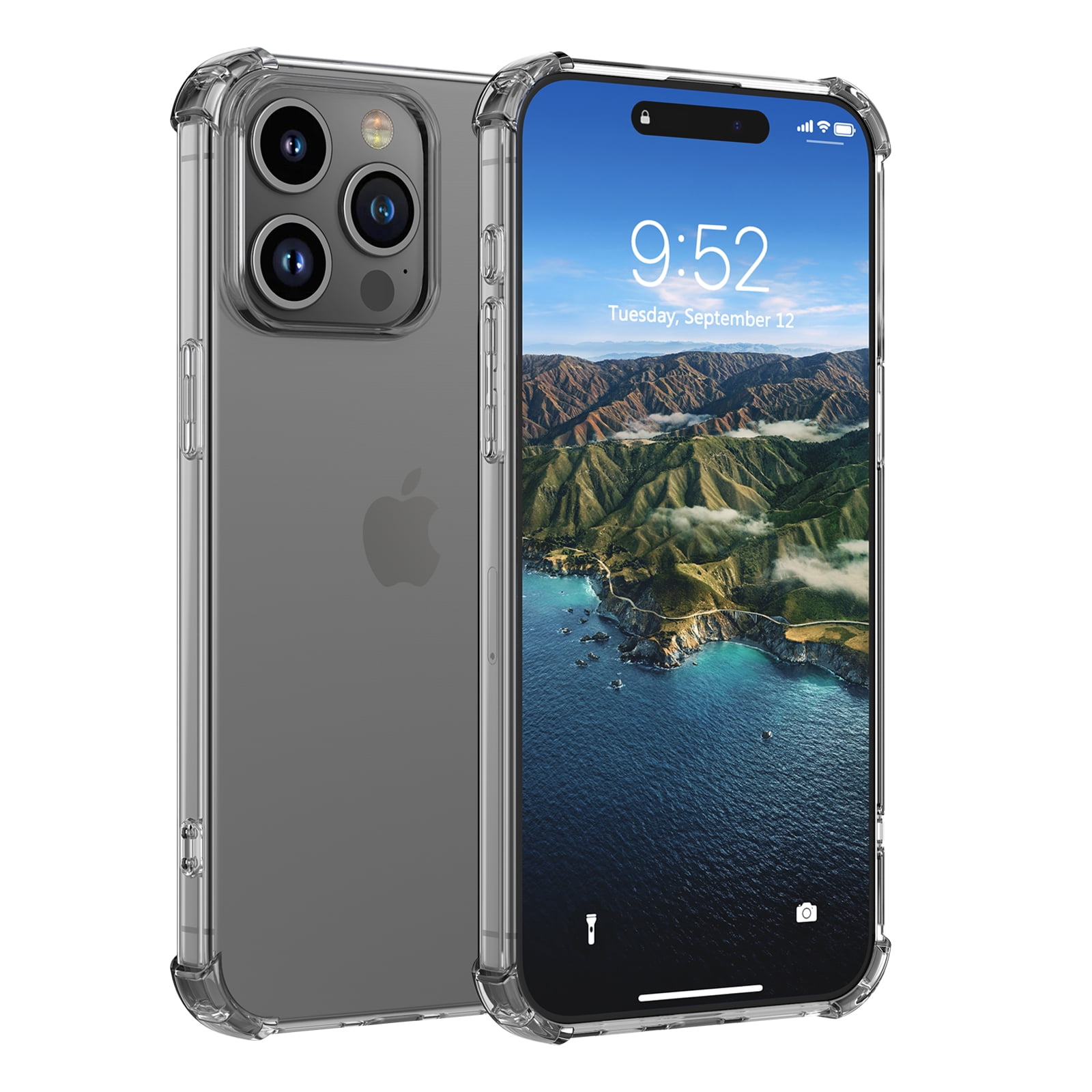 Clear iPhone 15 Pro Max Case - Transparent with Extra Grip – totallee