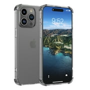for iPhone 15,15 Pro,15 Plus,15 Pro Max Case Clear ,Shockproof Full Protection Soft TPU Bumper Ultra-Thin Slim Fit Protective Phone Case for Apple iPhone 15 Pro Max 6.7" 2023
