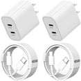 thumbnail image 1 of iPhone 15 16 Charger Fast Charging USB C Charger Block Type C Charger 10FT Cord Wall Chargers For IPhone16/15/Plus/Pro/Max,For ipad 13/12.9/11/10.9/Air 6/5/4/Mini 6th 8.3 Inch,for Samsung/LG/Motorola, 1 of 8