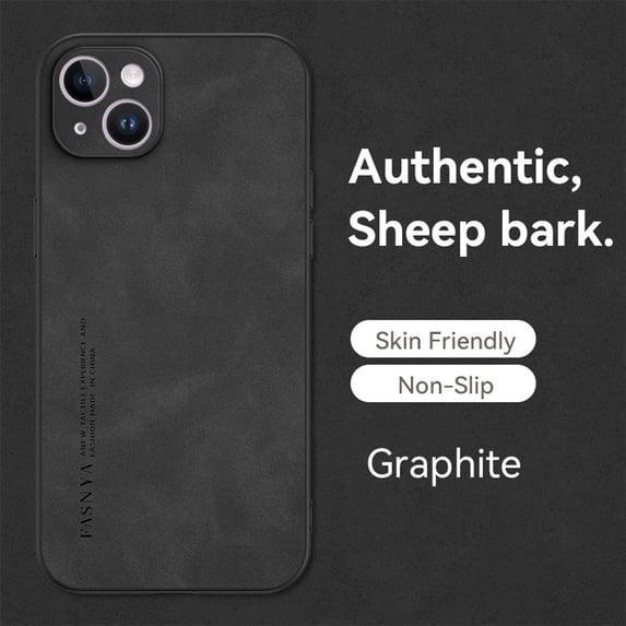 for iPhone 15 Case, Classic Soft TPU and PU Leather Slim Cover Case, Anti-Vibration Anti-Slip Ultralight Luxury Phone Case Cover for iPhone 15 6.1 Inch for Men & Women, Black
