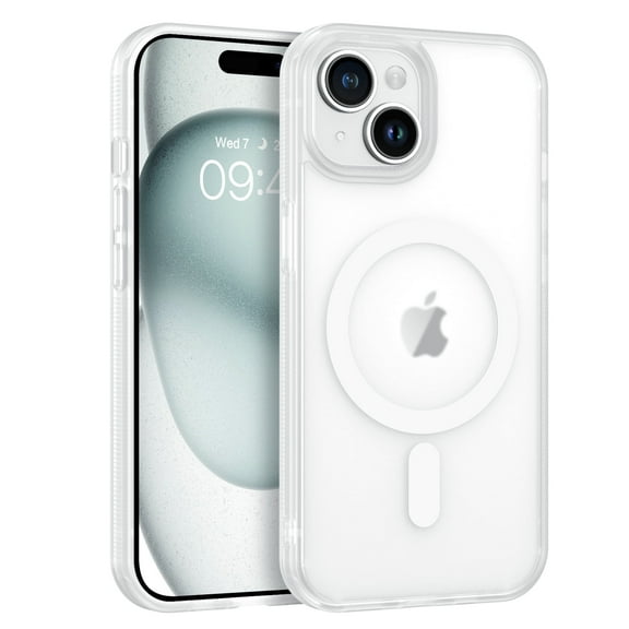 iPhone 15 Case Compatible with MagnSafe, BENTOBEN 6.1" Tpu Pc Matte Anti Slip Full Fit Protective Cover for Man Woman, iPhone 15 Magnetic Case with Strong Magnetic for iPhone 15 6.1 inch
