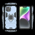 thumbnail image 1 of for iPhone 15 Case Heavy Duty Sturdy Shockproof Rugged Hard PC+Soft TPU Bumper Anti-Scratch Military-Grade Drop Protection,Built-in Invisible Kickstand Matte Phone Case,Blue, 1 of 6