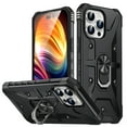 thumbnail image 1 of for iPhone 15 Case with Invisible Ring Stand, Military Grade Drop Protection Support Car Mount Holder, Heavy Duty Shockproof Phone Cover for iPhone 15, Black, 1 of 1