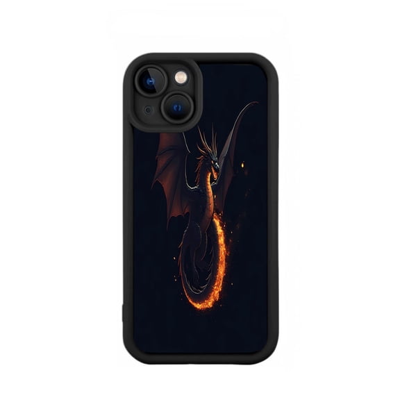iPhone 15 Case - Lightweight Yellowing Resistant with Dynamic Dragon Design Sleek & Muscular Pattern Perfect for Mythical Creature Lovers