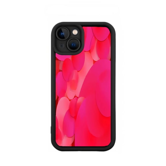 iPhone 15 Case - Lightweight Yellowing Resistant with Vibrant Pink Abstract Pattern - Modern Design for Ultimate Style and Protection