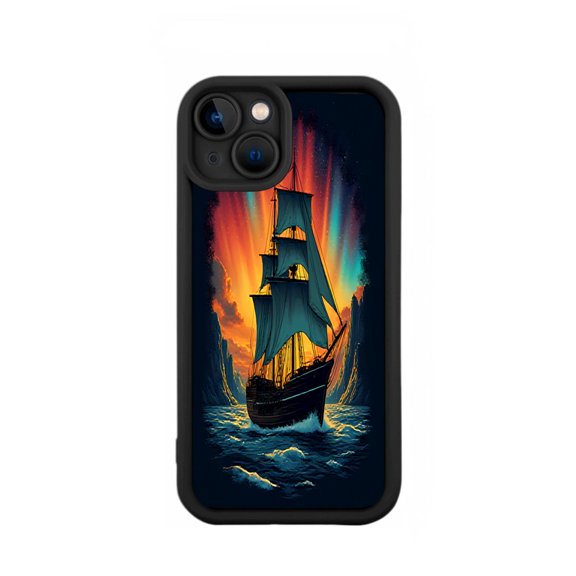 iPhone 15 Case - Lightweight & Yellowing Resistant with Vibrant Sunset Pattern Design Adventure-Inspired Protection for Your Phone