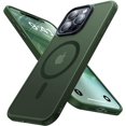 thumbnail image 1 of iPhone 15 Case Magnetic Slim Translucent Matte 6.1 inch [Green], 1 of 5