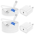 iPhone 15 Charger,20W USB C Fast Charging Block and 6FT&10FT Type C to