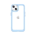 thumbnail image 1 of iPhone 15 Clear Case,Decase Soft Rugged Shockproof Phone Cover Anti-Yellow Anti-Scratch Transparent Shell,for Apple iPhone 15 (2023 Release) 6.1 Inch - Blue, 1 of 6