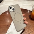 thumbnail image 1 of For iPhone 15 Magnetic Case, Compatible with Magsafe Slim Fit Anti-Scratch Drop Protection Bumper Rugged Hard PC Back Cover Phone Case for Apple iPhone 15, Gray, 1 of 8