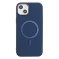 thumbnail image 1 of for iPhone 15 Magnetic Case, Flexible Luxury PU Leather Cover, Protective Slim Lightweight Shockproof Phone Case Compatible with Mag-Safe Charging for iPhone 15, Darkblue, 1 of 6