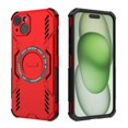thumbnail image 1 of For iPhone 15 Magnetic Phone Case,Military-Grade Drop Protection,Compatible with Mag-Safe,Heavy Duty Tough Rugged Shockproof Dropproof Grip Armored Slim Phone Case Cover,Red, 1 of 10