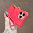 thumbnail image 1 of For iPhone 15 Magnetic Phone Case,With Wrist Strap,Compatible with Mag-Safe,3-in-1 Heavy Duty Shockproof Frosted Translucent Rugged Anti-Scratch Anti-Drop Slim Phone Case,Rose, 1 of 10