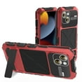 thumbnail image 1 of for iPhone 15 Metal Armor Case, Heavy Duty Shockproof Rugged Case with Built-in Glass Screen Protector, 360 Full Body DustProof Protective Cover for iPhone 15 6.1 inch, Red, 1 of 9