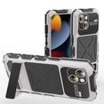thumbnail image 1 of for iPhone 15 Metal Armor Case, Heavy Duty Shockproof Rugged Case with Built-in Glass Screen Protector, 360 Full Body DustProof Protective Cover for iPhone 15 6.1 inch, Silver, 1 of 9
