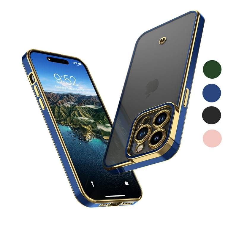 Funda Movil Back Cover HT TPU Transparente Blue Soporte iPhone 15 PRO -  90059374