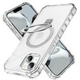 thumbnail image 1 of for iPhone 15 Plus Case, [Compatible with MagSafe][Anti-Yellowing][Military-Grade Protection] Shockproof Corner Enhanced Protection Magnetic Phone Case for iPhone 15 Plus,Clear, 1 of 6