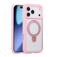 thumbnail image 1 of For iPhone 15 Plus Case Compatible with MagSafe, Rugged PC+TPU Back Cover with Magnetic 360° Kickstand Ring Holder, Anti-Scratch, Shock-Absorbent, Non-Slip Grip, Anti-Fingerprint,Pink, 1 of 9