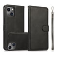thumbnail image 1 of for iPhone 15 Plus Case Detachable Magnetic Wallet Case with Card Holder, 2 in 1 PU Leather Flip Folio Case with Kickstand Wrist Strap Shockproof Protective Phone Case Cover for iPhone 15 Plus, Black, 1 of 8