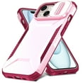 thumbnail image 1 of for iPhone 15 Plus Case: Dual Layer Protective Heavy Duty Camera Lens Slide Cover Shockproof Rugged - Military Protection Bumper Tough Grip Phone Case For iPhone 15 Plus,Rosegold, 1 of 7