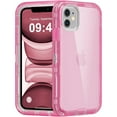 thumbnail image 1 of for iPhone 15 Plus Case, Heavy Duty Shockproof Protection Phone Cases, Anti-Drop, Triple Layer Transparent Protective Cover Compatible with iPhone 15 Plus, 6.7 inch,Crystal Pink, 1 of 6