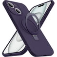 thumbnail image 1 of for iPhone 15 Plus Case with Magnetic Invisible Stand Compatible with MagSafeMilitary-Grade Protection Shockproof Liquid Silicone iPhone 15 Plus Phone Cases for Women Men Gift 6.7'',Purple, 1 of 11