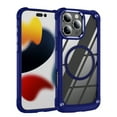 thumbnail image 1 of for iPhone 15 Plus Case Magnetic Phone Case Mag-Safe Charging Support, TPU Bumper Hard PC Backplane Light Fit Shockproof Protective Case Cover for iPhone 15 Plus Men Women Girls, Blue, 1 of 9