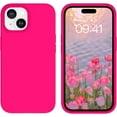 thumbnail image 1 of iPhone 15 Plus Case,Phone Case iPhone 15 Plus,Slim Fit Liquid Silicone Soft Gel Rubber Lightweight Microfiber Lining Shockproof Anti-Scratch Protective Cover for iPhone 15 Plus 6.7'', Hot Pink, 1 of 16