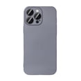 thumbnail image 1 of for iPhone 15 Plus Case Slim Fit with Camera Lens Protector, Shockproof PC Hard Back Cover, Skin-Friendly Anti-Fingerprint Lightweight Drop Protective Phone Case for Men and Women, Gray, 1 of 9