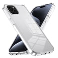 thumbnail image 1 of for iPhone 15 Plus Crystal Clear Case [Anti-Yellowing] Anti-Scratch Transparent Hard Back and Flexible Edge [Military Grade Drop Protection] Shockproof Phone Cover for iPhone 15 Plus, Clear, 1 of 8