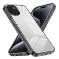 thumbnail image 1 of for iPhone 15 Plus Crystal Clear Case [Anti-Yellowing] Anti-Scratch Transparent Hard Back and Flexible Edge [Military Grade Drop Protection] Shockproof Phone Cover for iPhone 15 Plus, Black, 1 of 8