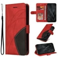 thumbnail image 1 of for iPhone 15 Plus PU Leather Wallet Case, Flip Folio Case Book Folding Case with Magnetic Kickstand Card Holders Slots Protective with Lanyard Cover for  iPhone 15 Plus - Red, 1 of 5