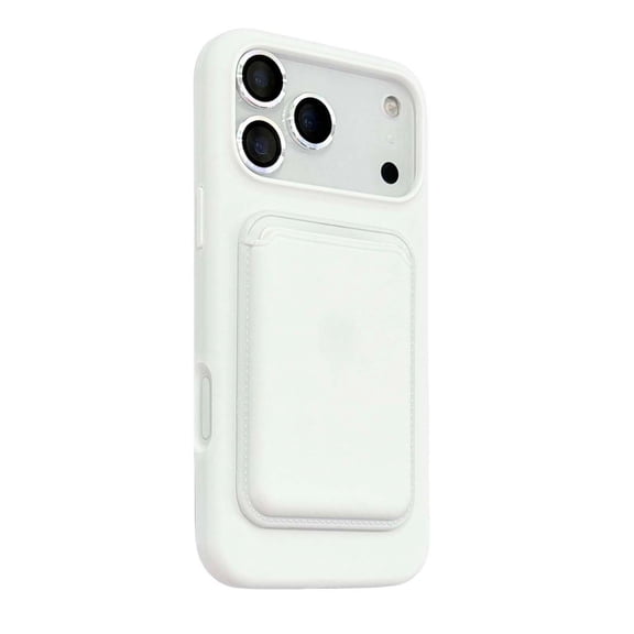 For iPhone 15 Plus Phone Case,2-in-1 Magnetic Detachable Card Holder,Built-in Camera Lens Protector,Compatible with Mag-Safe,Shockproof Non-Slip Anti-Scratch Durable Phone Case,White
