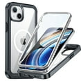 thumbnail image 1 of for iPhone 15 Plus Shockproof Dustproof Case, Compatible with MagSafe Heavy Duty/Military Grade/Rugged Protection Built in Screen Protector Phone Case Cover for iPhone 15 Plus, Black, 1 of 8