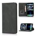thumbnail image 1 of for iPhone 15 Plus Wallet Case, with Credit Card Slots Stand Strong Magnetic PU Leather Flip Fold Protective Shockproof Bracket Phone Case for iPhone 15 Plus Case Slim Wallet, Black, 1 of 9