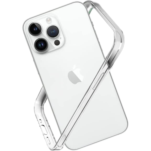 for iPhone 15 Pro Bumper Case Clear, Slim Fit No Back Design Soft TPU Bumper Frame Excellent Heat Dissipation Wireless Charging Compatible 4 Corners Raised Shockproof (Upgraded-Clear)