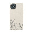 thumbnail image 1 of iPhone 15 Pro Case Eco-Friendly Minimalist Lavender Floral Biodegradable Phone Cover, 1 of 8