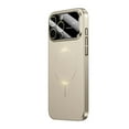 thumbnail image 1 of for iPhone 15 Pro Case with HD Glass Lens Camera Protector, Full Protection Magnetic Case Compatible with Mag-Safe, Anti-Scratch Case for iPhone 15 Pro Rugged Shockproof Cover, Gray, 1 of 6
