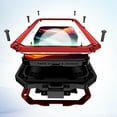thumbnail image 1 of For iPhone 15 Pro Case Heavy Duty Protection With Built in Lens Screen Protector Rugged Stand 360 Full Body Military Grade Metal Bumper Phone Cases Men  15 Pro 6.1(Red, 15 Pro Case 6.1 2023), 1 of 14
