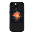 thumbnail image 1 of iPhone 15 Pro Case - Lightweight Yellowing Resistant with Tropical Sunset Design Silhouetted Palm Trees & Vibrant Colors for Ultimate Style & Protection, 1 of 6