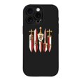 thumbnail image 1 of iPhone 15 Pro Case - Lightweight Yellowing Resistant with Heraldic Design & Golden Lion, 1 of 6