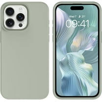 for iPhone 15 Pro Case, Silicone Phone Case for iPhone 15 Pro, Soft Gel Rubber Slim Lightweight Microfiber Lining Cushion Texture Shockproof Protective iPhone Case for 15 Pro, Copper Green